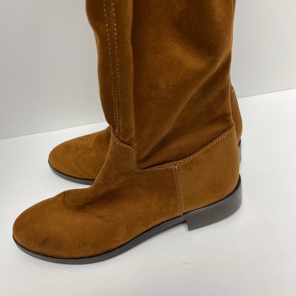 Suede Thigh High Boots - Picture 5 of 9